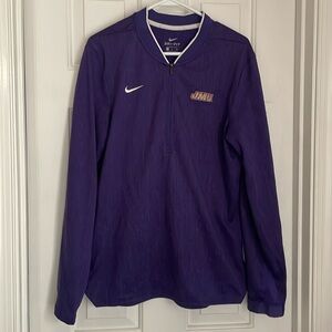 Nike Golf James Madison University Men’s Baseball Style Pullover 1/4 zip front